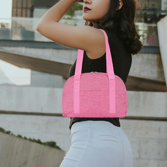 Mini Gym Bag for Women Girls, 12 inch Small Gym Tote, Lightweight Small Carry On Duffle Bag for Travel Sports