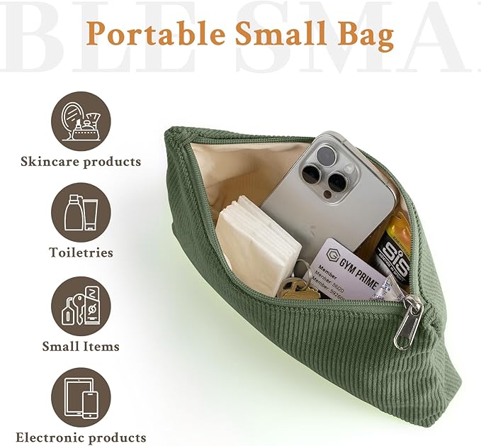 2PCS Cute Gym Bag for Girls, Corduroy Duffle Bag with Wet Pocket & Shoe Compartment and item bag, Duffle Bag for Travel, Sports, Fitness & Workout