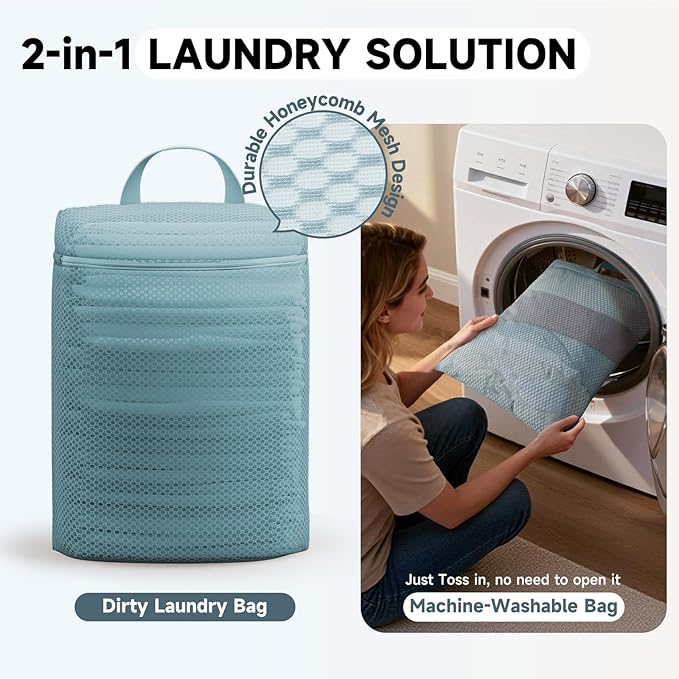 11 Set Packing Cubes for Travel, Gifts for Women Mom Kids, TSA Approved Bags for Makeup, Cosmetic, Toiletry, Suitcase Organizers for Checked Luggage, Cruise Essentials, Airplane Accessories, Blue-Gray