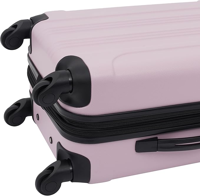 Travelers Club Chicago Hardside Expandable Spinner Luggage, Lilac, 22" Carry-On