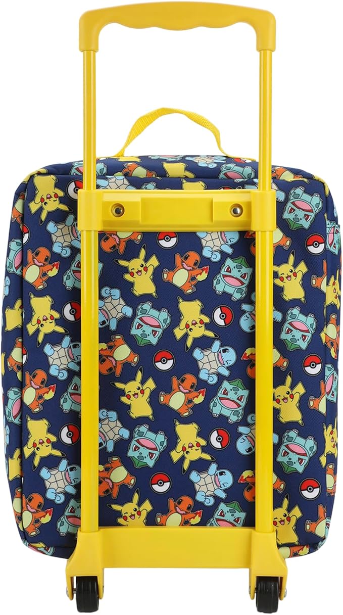 Bioworld Pokémon Youth 3-Piece Pilot Case Duffle Bag & Luggage Tag Carry On Travel Set