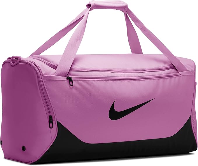 Nike Brasilia Duffel (Medium), Light Magenta/Black/White, MISC