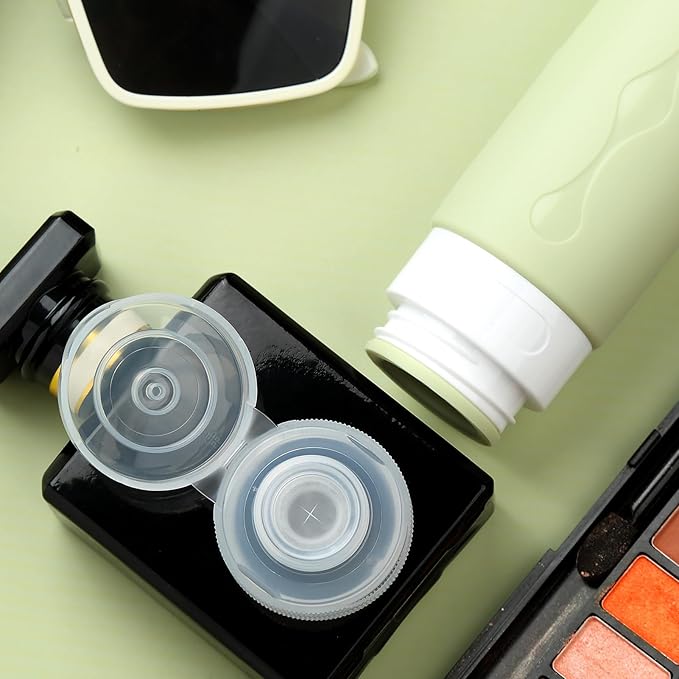 Gemice Travel Bottles for Toiletries, Tsa Approved, Travel Size Containers, BPA Free Leak Proof Tubs Refillable Liquid Accessories for Cometic Shampoo and Lotion Soap