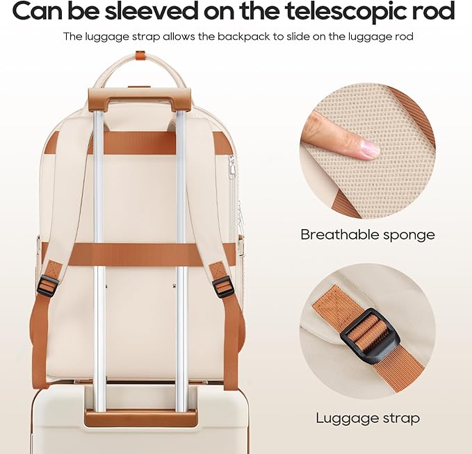 imiomo Carry on Luggage Airline Approved with Front Pocket and USB Port, Hard Shell 20 Inch Travel Carry-on Suitcase with Spinner Wheels and TSA Lock, White