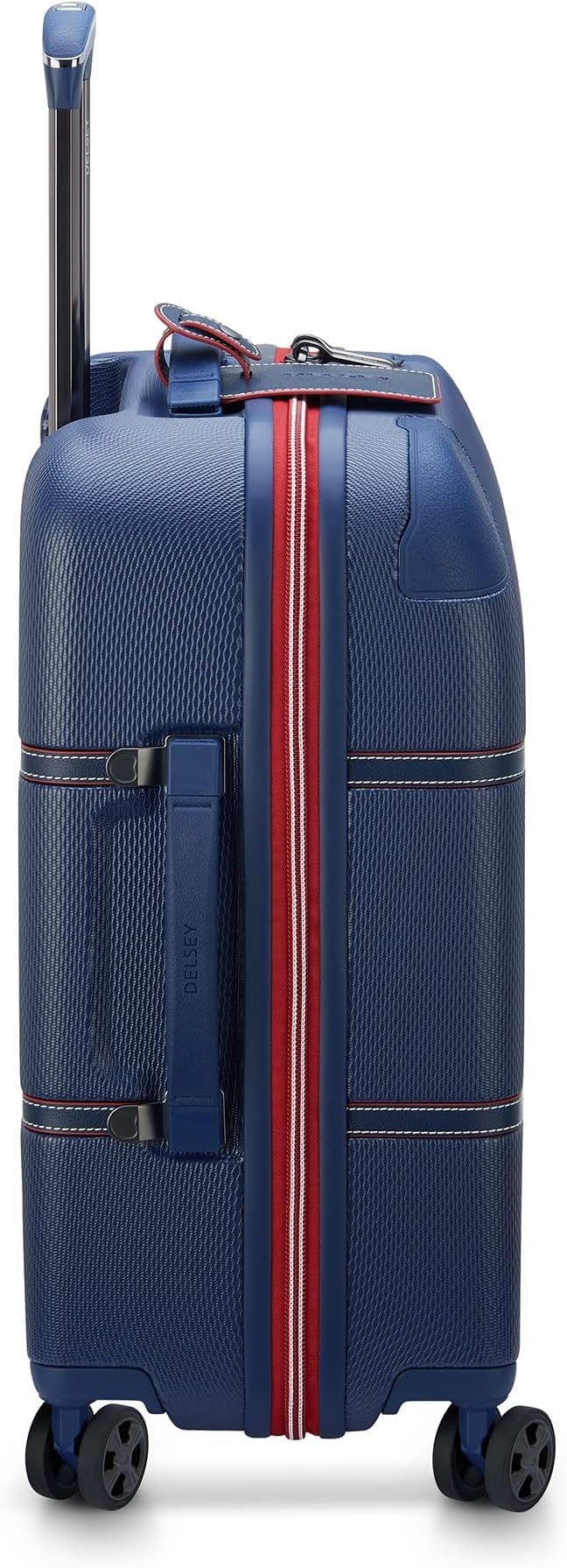 DELSEY PARIS Chatelet Air 2.0 Hardside Luggage with Spinner Wheels, Navy, Carry on Plus 20 Inch
