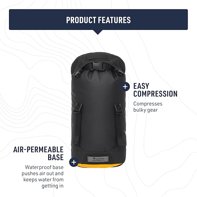 Sea to Summit eVac Heavy Duty Compression Dry Bag, Waterproof Dry Storage, 13 Liter