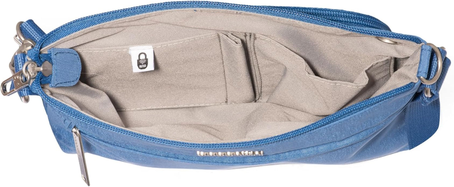 Baggallini womens Securtex Anti-theft Memento Crossbody Bag