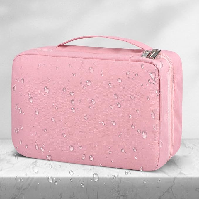 Etercycle Toiletry Bag for Women Men, Waterproof Hanging Toiletry Bags for Traveling, Portable Foldable Travel Wash bag with Hanging Hook, Shaving Bag for Bathroom Shower