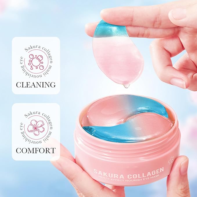 60 PCS Gradient Under Eye Patches, Eye Patch for Puffy Eyes and Dark Circles, Eye Patches for Women, Hydrating Eye Mask Skincare, Skin Treatment Pads, Reduce Dark Circles, Wrinkles, Puffy & Bags
