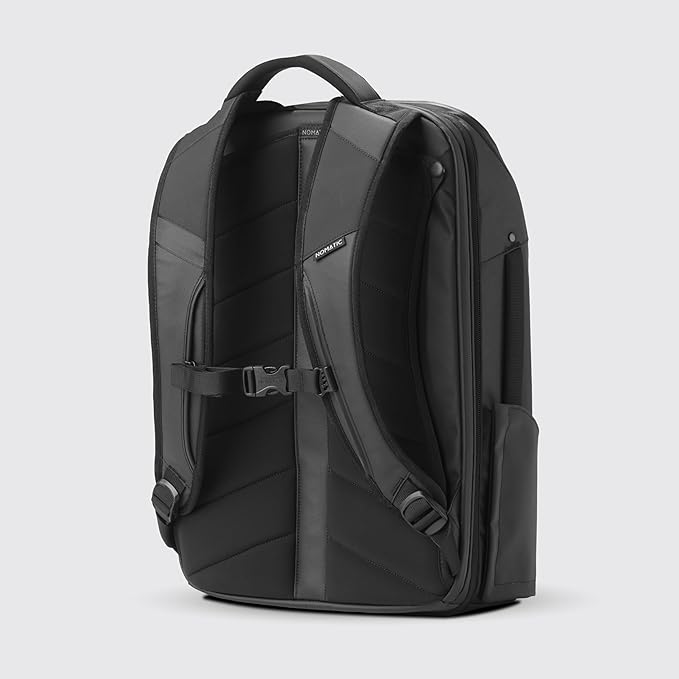 NOMATIC 20L Travel Pack - Mens Travel Backpack - Expandable to 30L - Water Resistant Daypack - TSA-Ready - Lightweight Business Traveling Backpack for Men - 16" Laptop Compartment