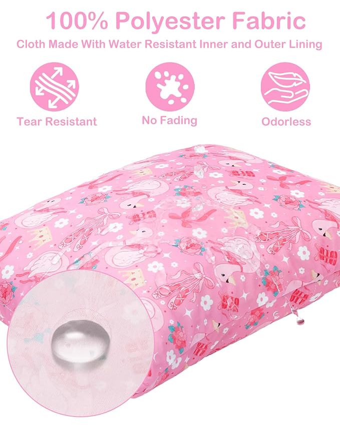 ALVABABY 3 pcs Cloth Diaper Wet Dry Bags Waterproof Reusable with Two Zippered Pockets Travel Beach Pool Daycare Soiled Baby Items Yoga Gym Bag for Swimsuits or Wet Clothes Small Medium Large 3L-SML19