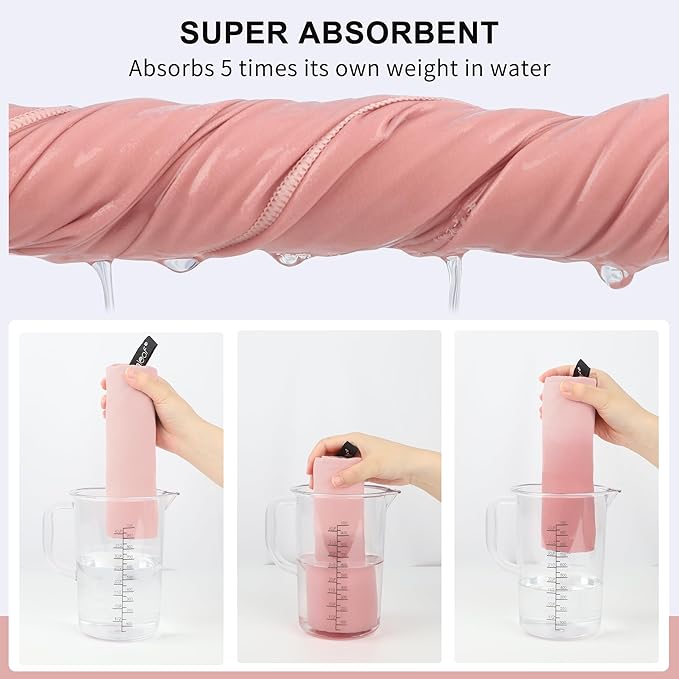 Rainleaf Microfiber Towel Perfect Travel & Gym & Camping Towel. Quick Dry - Super Absorbent - Ultra Compact - Lightweight. Suitable for Trip, Beach, Shower, Backpacking, Pool
