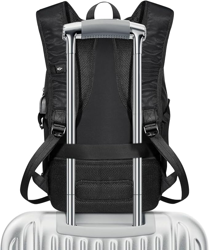 Tzowla 40 Liter Anti Theft Backpack with Giant Tumbler Holder Pocket and Lock,17.3 Inch Laptop Backpack