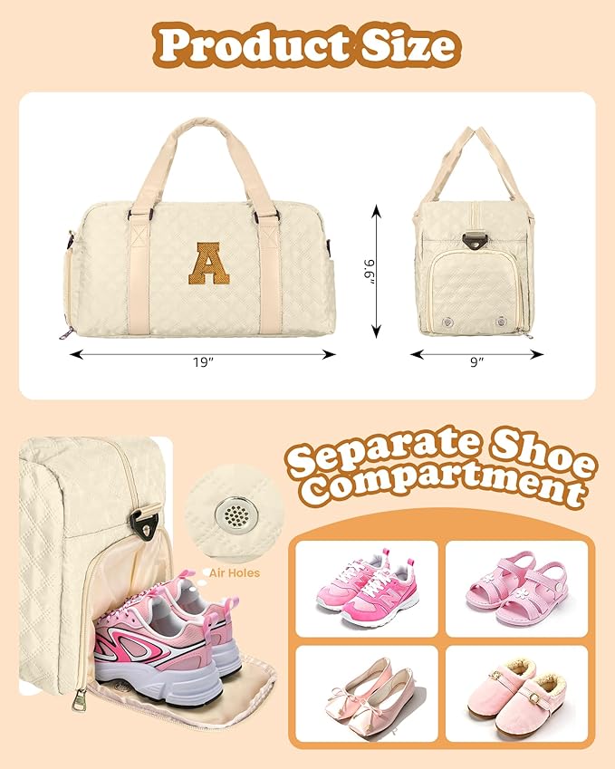 womens gifts, Carry on Bag Girls, Overnight Bag Girlfriend Birthday Kids Gifts, Gifts for Women, Mom, Sister, Teacher, Teen Girls