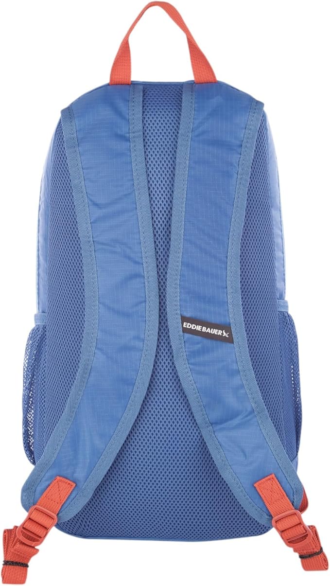 Eddie Bauer Stowaway Packable Backpack | Travel | Outdoor | Lightweight | Foldable | Durable | Ripstop Polyester | 20L - Coast Blue