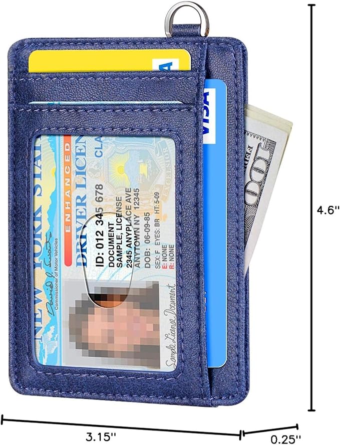 FurArt Slim Minimalist Wallet, Front Pocket Wallets, RFID Blocking, Credit Card Holder for Men