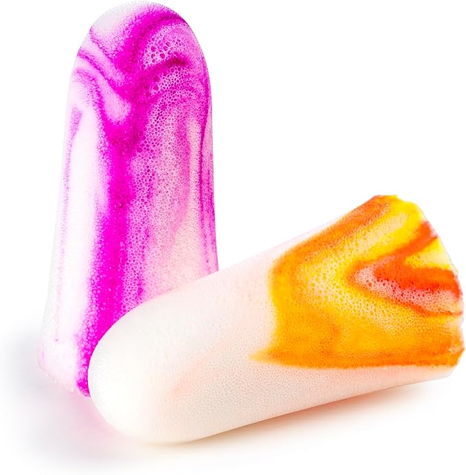 Moldex SparkPlugs Foam Earplugs – Soft, Comfortable, Uncorded, Disposable Ear Plugs, NRR 33dB Noise Reduction for Hearing Protection, Made in USA, 200 Pairs, 6604