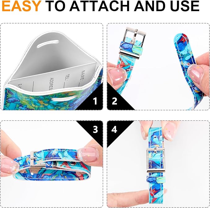 4 Pack Luggage Tag for Suitcases TSA Approved, Leather Suitcase Tags Identifiers, Cute Bag Name Travel Tags ID Labels for Women Men Cruise Airport Luggage Travel Essentials by Sodsay