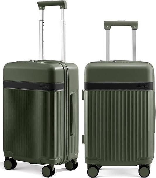 LOVEVOOK Hard Shell Carry On Luggage 22x14x9 Airline Approved with Removable Lining,22 Inch Carry On Suitcase with Spinner Wheel TSA Lock,Lightweight Checked Luggage for Men Women Travel Business Trip