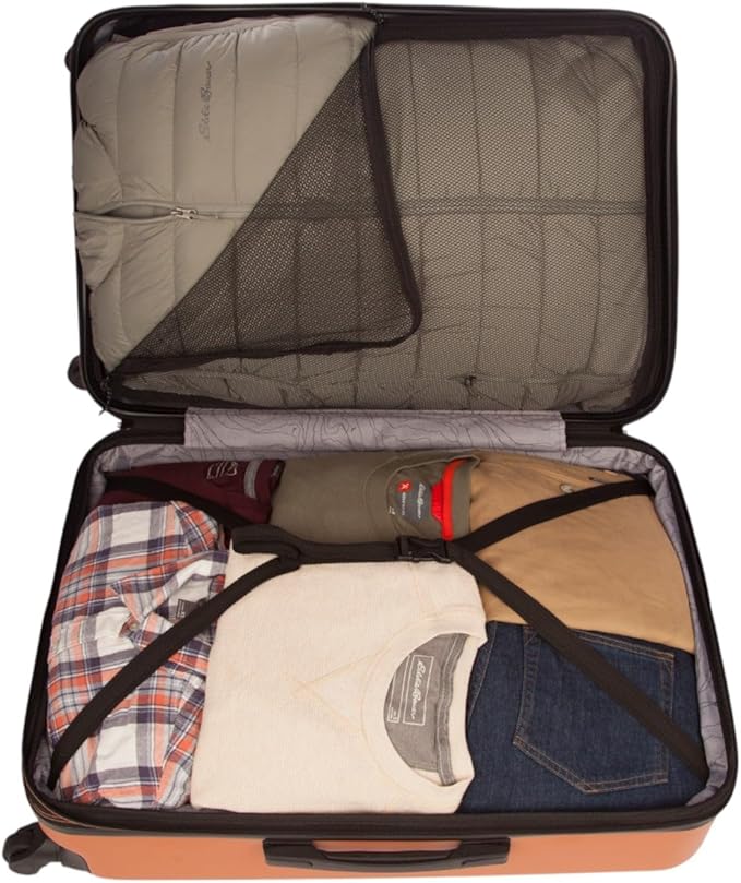Eddie Bauer Flatiron Check-In 28" Luggage | Hardside | Spinner Wheels | Expandable | Lightweight | Travel Essentials - Paprika