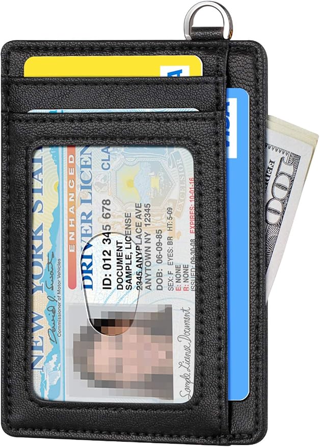 FurArt Slim Minimalist Wallet, Front Pocket Wallets, RFID Blocking, Credit Card Holder for Men