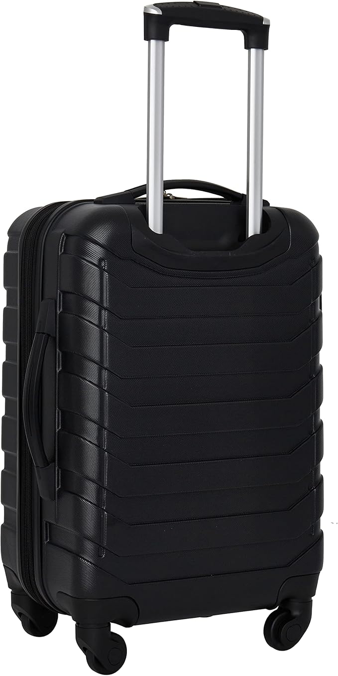 Wrangler 4 Piece Miami Luggage and Packing Cubes Set, Black