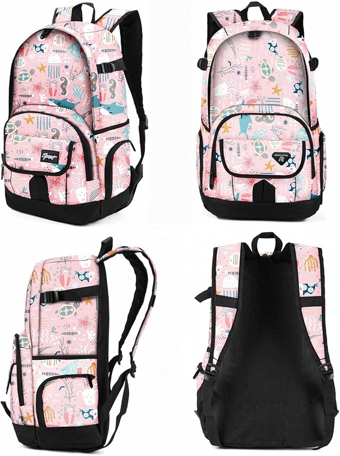rickyh style School Backpack Travel Bag for Men & Women Lightweight College Back Pack with Laptop Compartmen