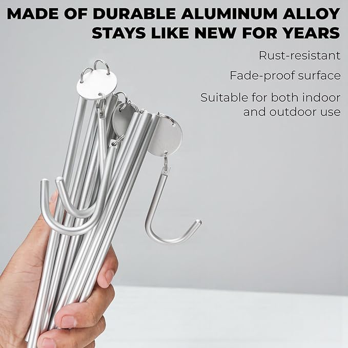 Travel Hangers Foldable Aluminum 3 Pack – Light and Portable Suitcase Clothes Hangers, Heavy Duty Folding Design for Cruise, Hotel, RV, Camping, Space-Saving Drying Rack Accessories