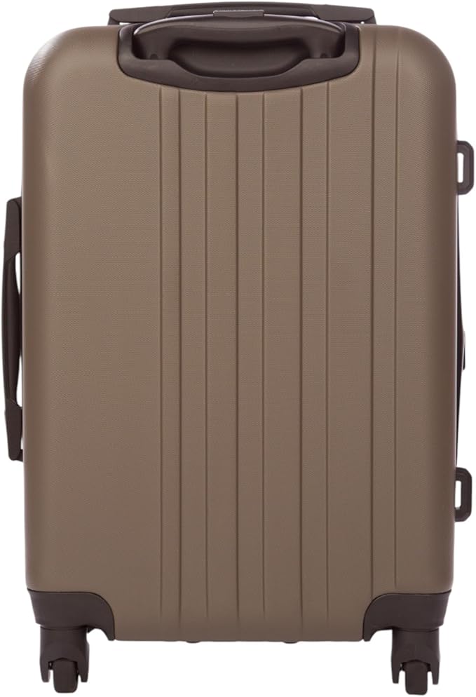 Eddie Bauer Flatiron Carry-On 22" Luggage | Hardside | Spinner Wheels | Expandable | Lightweight | Travel Essentials - Dark Fatigue