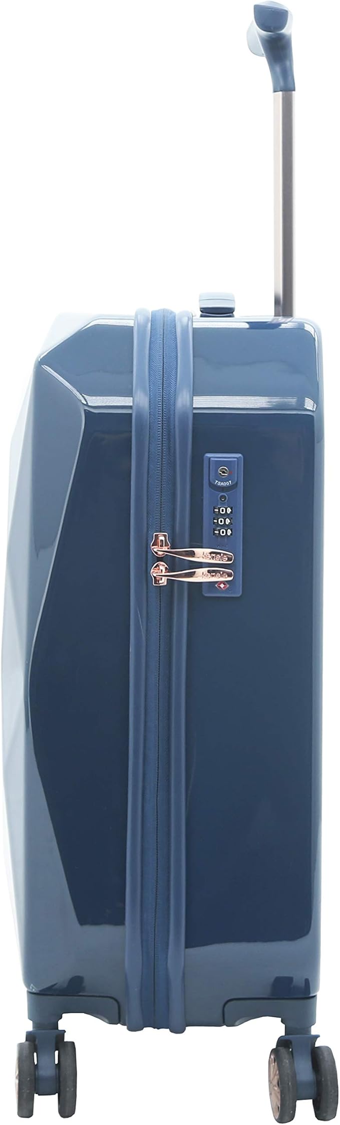 kensie Women's Gemstone Luggage Set, Midnight Blue, 2 Piece Set (28"/20")