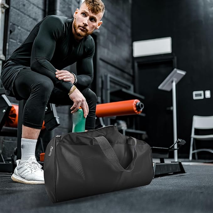 C&F BOGMOST Small Travel Duffel Bag Foldable Waterproof Gym Bag for Gym Beach Swim Bag Men Women Duffle Bags Lightweight Oxford Cloth Sports
