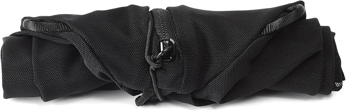 Peak Design Ultralight Mesh Packing Cube, Black, Stretchy Mesh Luggage Cube with Strap Attachment Points and Luggage Pass Throughs, Zipper Opening, Travel Organizer for Men and Women, Size Small