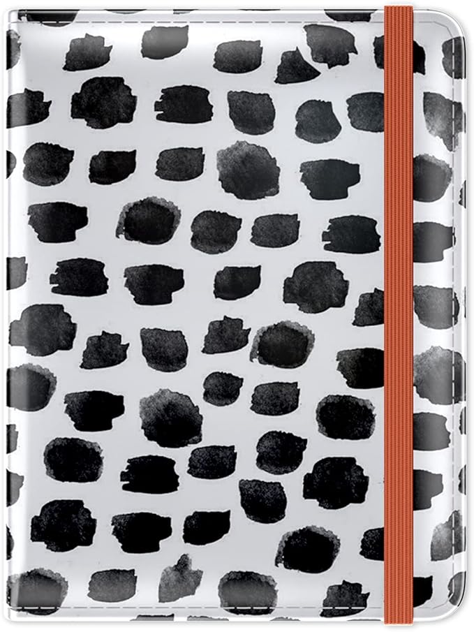 Passport Holder for Travel Essentials, Passport Wallet Cover Case for Travel Must Haves Accessories, Passport Book Holders for Women and Men, White Leopard
