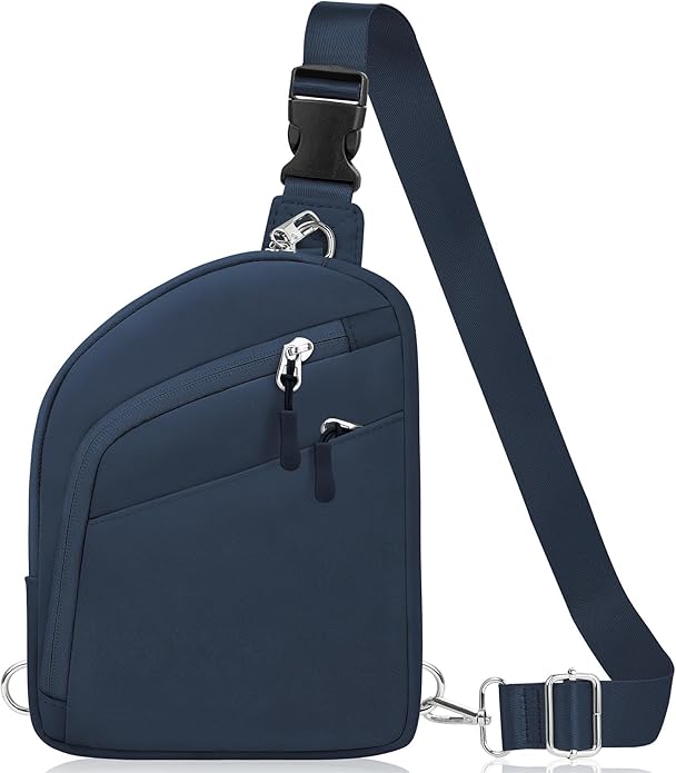 TOPEAST Anti Theft Crossbody Bags for Women Men, Small Sling Crossbody Bag Travel Purse Shoulder Wallet with RFID Blocking