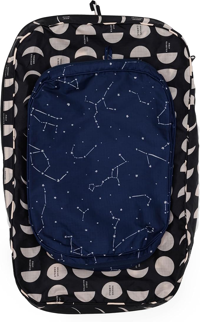 BAGGU Large Packing Cube Set - Night Sky