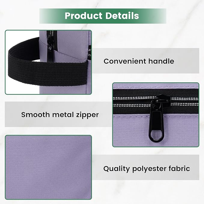Toiletry Bag for Women - Makeup bag Small Pouch for Toiletries, Cosmetics, Accessories, Gifts, Travel Organizer - Purple