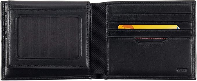 TUMI - Delta Global Removable Passcase Wallet - Leather Wallet - RFID Blocking - ID Window & Card Slots - 4" x 5" x 1" - Black