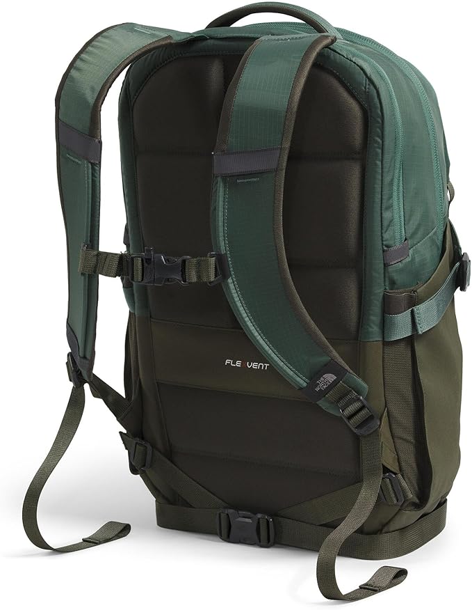 The North Face Recon Everyday Laptop Backpack - Daypack, Water Repellent, Laptop Sleeve, 2 Water Bottle Pockets, Duck Green/New Taupe Green, One Size