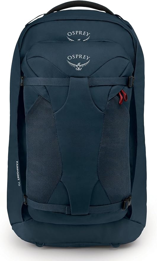 Osprey Farpoint 70L Men's Travel Backpack, Muted Space Blue