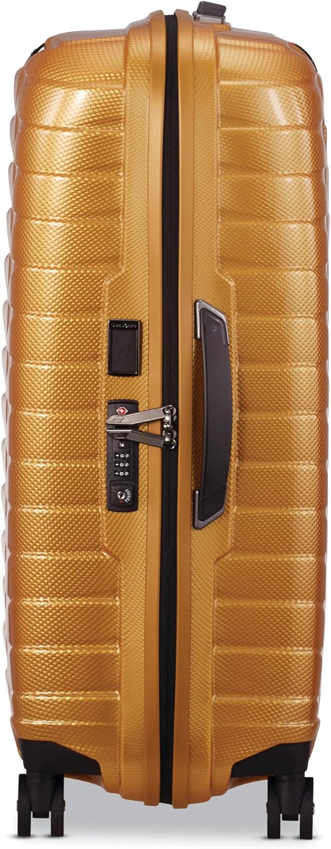 Samsonite Proxis Medium Hardside Luggage with Dual Spinner Wheels - Innovative Roxkin™ Lightweight Shell With Ultimate Durability- Includes TSA Lock, Ergonomic Telescoping Handle - Honey Gold