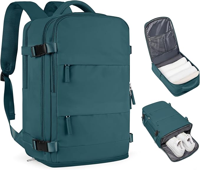 coofay Large Travel Backpack For Women Men Airline Approved Carry On Backpack Flight Approved Waterproof Sports Luggage Backpack Casual Daypack Small Hiking Backpack