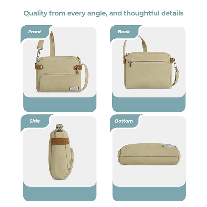 Travelon Anti-Theft Heritage Small Crossbody Bag