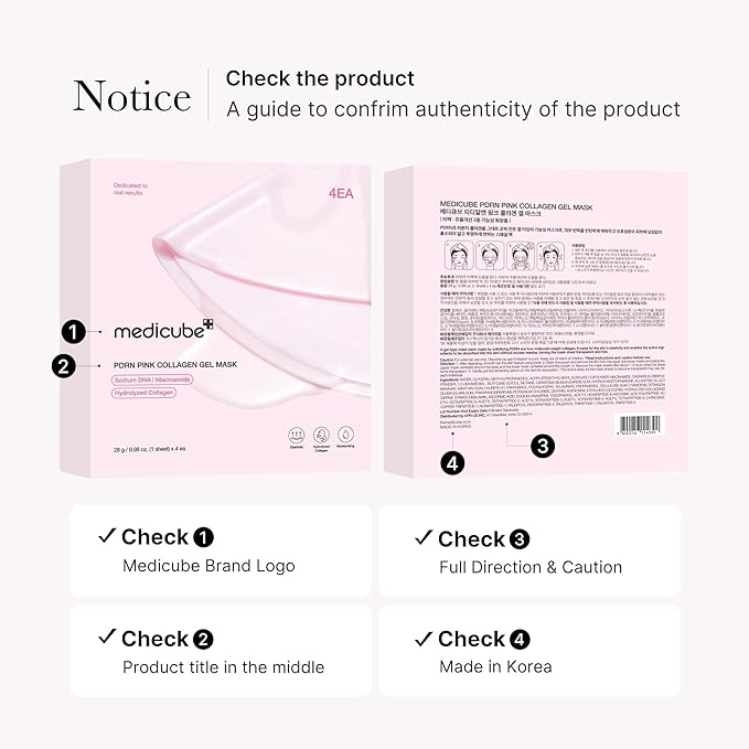 medicube Jelly Gel Mask with Salmon DNA PDRN Pink Collagen | Overnight Face Mask for Glass Glow Skin | Elasticity, Hydrating, Firming and Moisturizing | Korean Skincare, 28g x 4ea