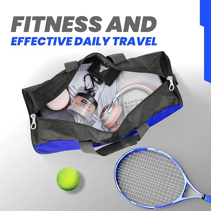 C&F BOGMOST Travel Duffel Bag Large Foldable Waterproof Gym Bag for Gym Beach Swim Bag Men Women Duffle Bag Lightweight Oxford Cloth Sports Bag -Blue