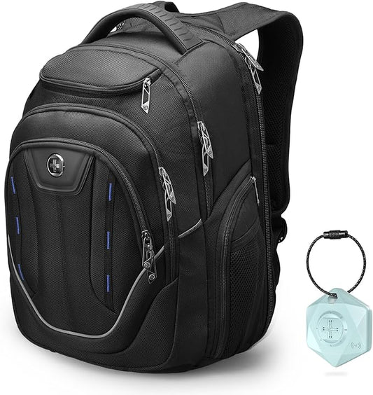 Swissdigital Design Large Travel Backpack For Men， TSA Business Laptop Backpack With Finder color random| J16BTBT013-01