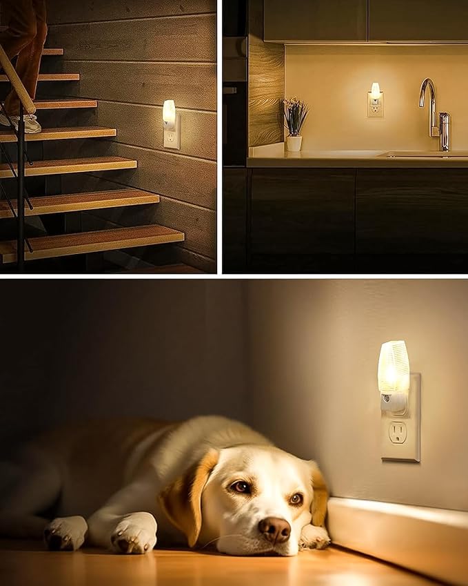 Night Light Bulbs - 4W Dimmable Warm White - E12 Base - Small Clear Glass, C7