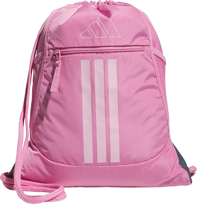 adidas Alliance Sackpack – Drawstring Backpack for Sports, Small Gym Bag