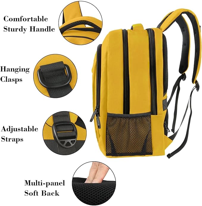 MATEIN Travel Laptop Backpack, Sturdy Anti Theft College School Backpack for Girls Boys, Water Resistant 15.6 Inch Computer Daypack Student BookBag Gift for Women and Men