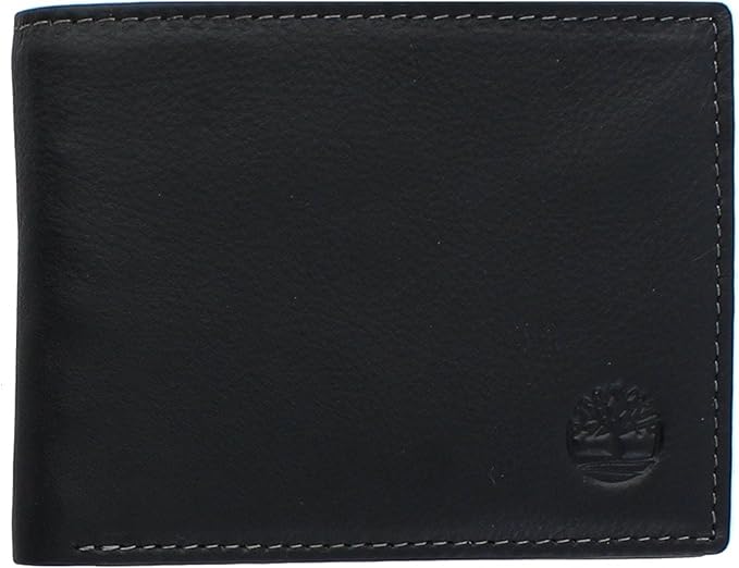 Timberland Men's Wellington Leather Rfid Bifold Commuter Security Wallet