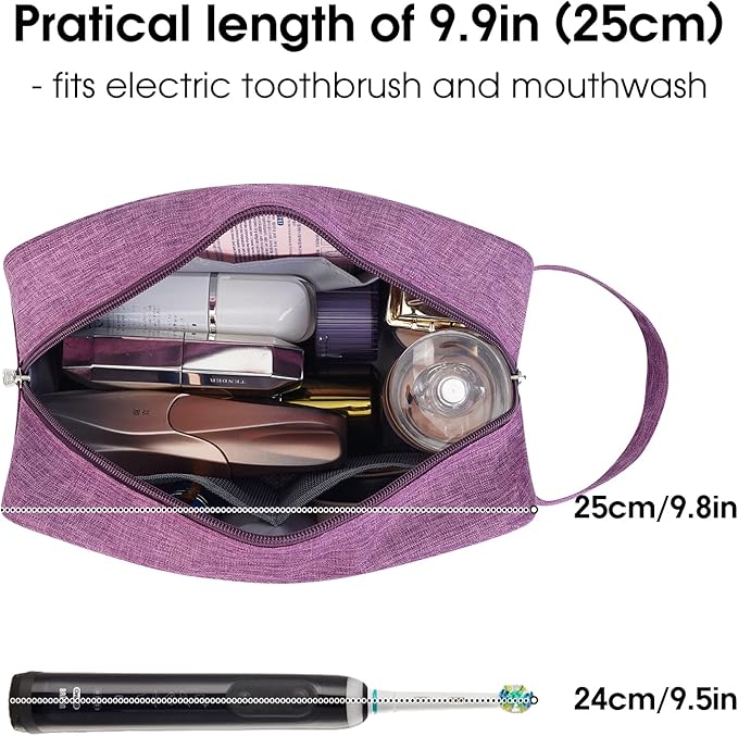 Narwey Travel Toiletry Bag for Women Traveling Dopp Kit Men Travel Bag for Toiletries Cosmetic Bag Makeup Bag Medicine Bag for Traveling